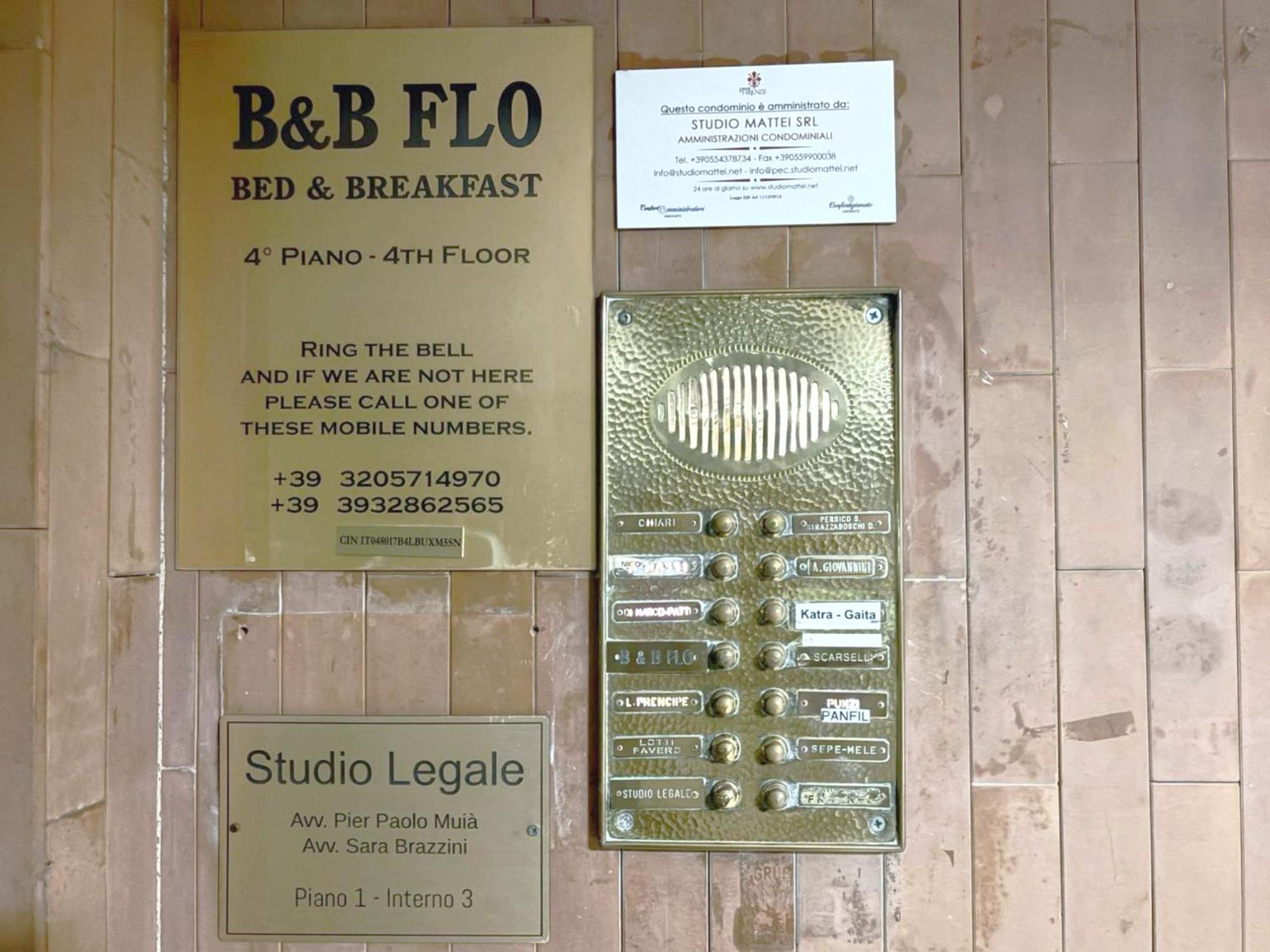 B&B Flo Флоренція Екстер'єр фото